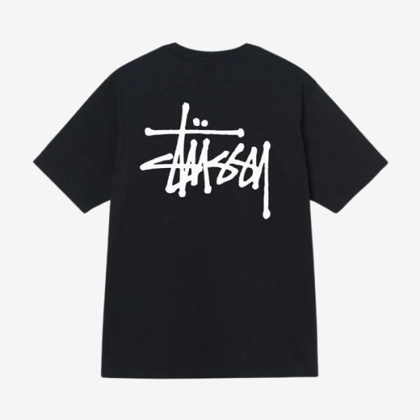 Basic-Stussy-Schwarzes-Langarm-T-Shirt-3-600x600-1 Basic Stussy Schwarzes T Shirt Langarm - Image 1