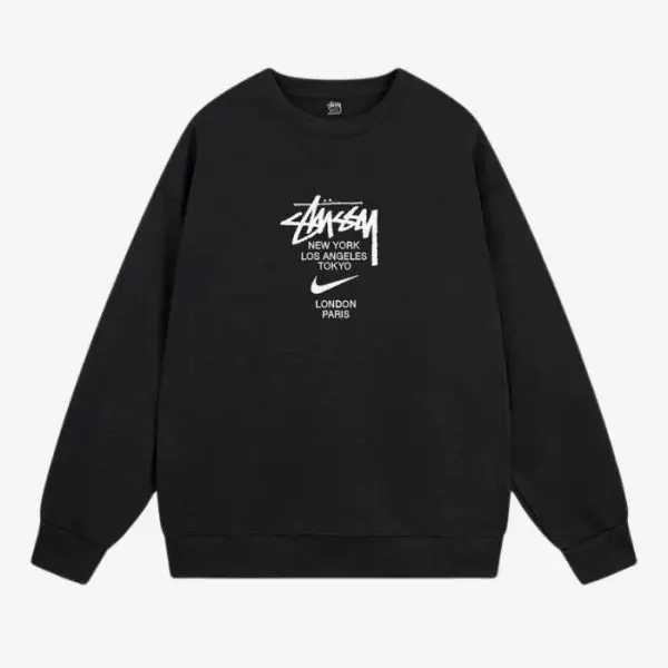 Nike-x-Stussy-International-Black-Crew-600x600-1 Nike X Stussy International Black Crew - Image 1