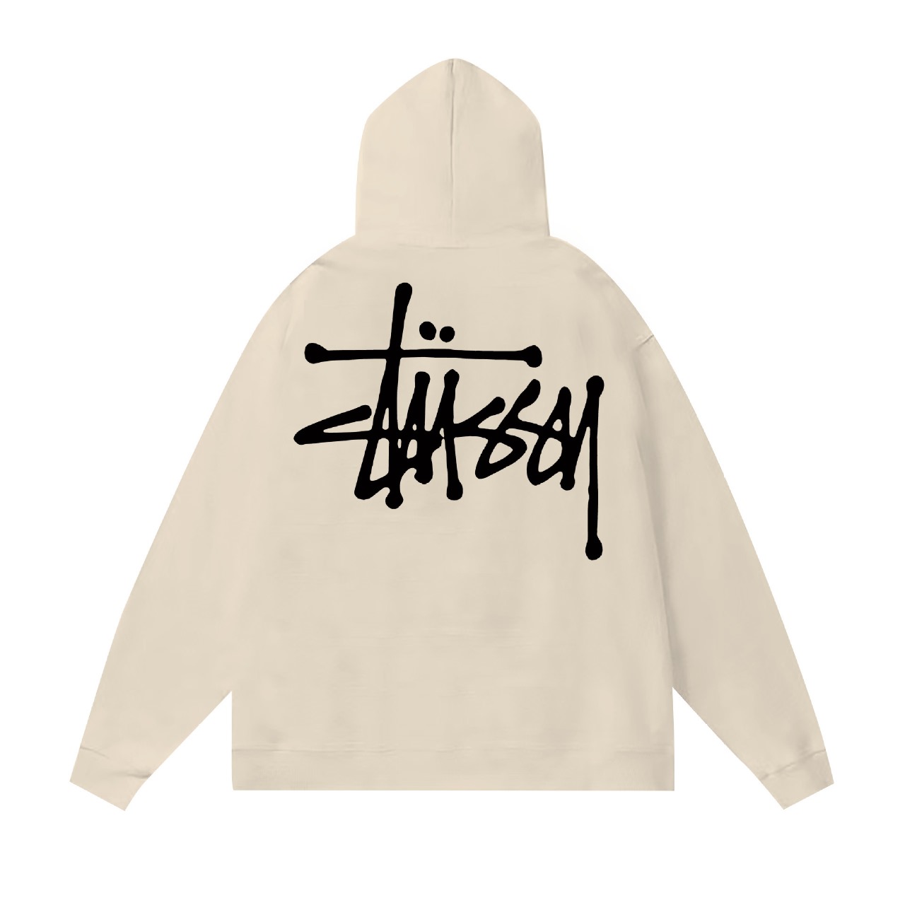 Stussy-Bacis-Hoodie-KHAKI Stussy Bacis Hoodie KHAKI - Image 1