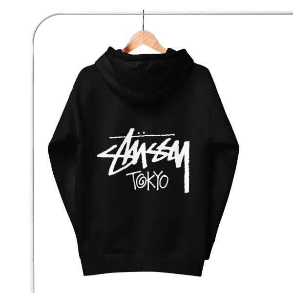 Stussy-Tokyo-Black-Hoodie-600x600 Stussy Tokyo Black Hoodie - Image 1