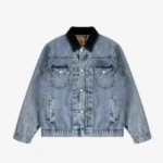 Stussy X Levi Jeansjacke Mit Prägung