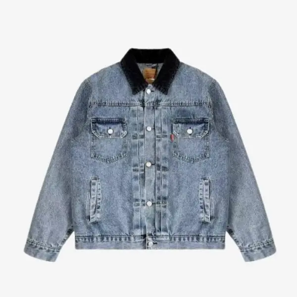 Stussy-x-Levi-Jeansjacke-mit-Pragung-600x600-1 Stussy X Levi Jeansjacke Mit Prägung - Image 1