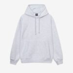 Grey hoodie with appliqué