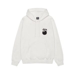 Stüssy 8 Ball Hoodie, pigmentgefärbt in Naturfarben