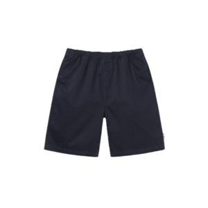 Stussy Badeshorts aus gebürsteter Baumwolle, marineblau